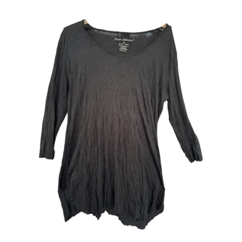 Pleats Collection Long Sleeve Scrunch Jersey Tunic